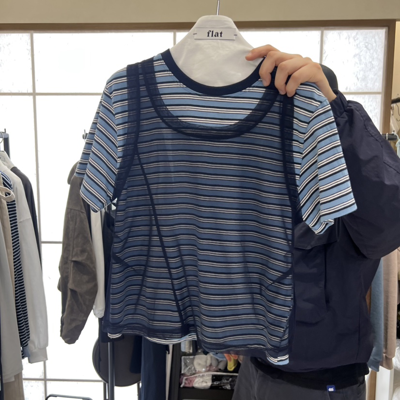 FLAT韓國代購女士新款休閑26春夏職業推薦吊帶背心不含內搭FLAT吊帶/背心圖色2