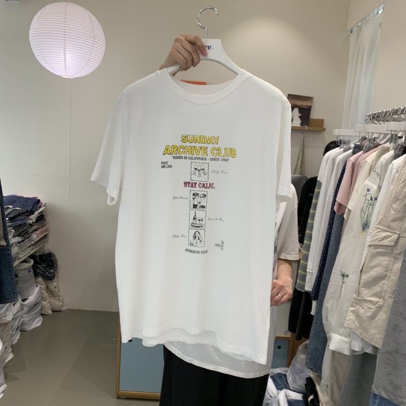 ARE韓國東大門代購女士新款職業時尚人氣26春夏熱賣推薦T恤ARE YOU/ARET恤圖色3