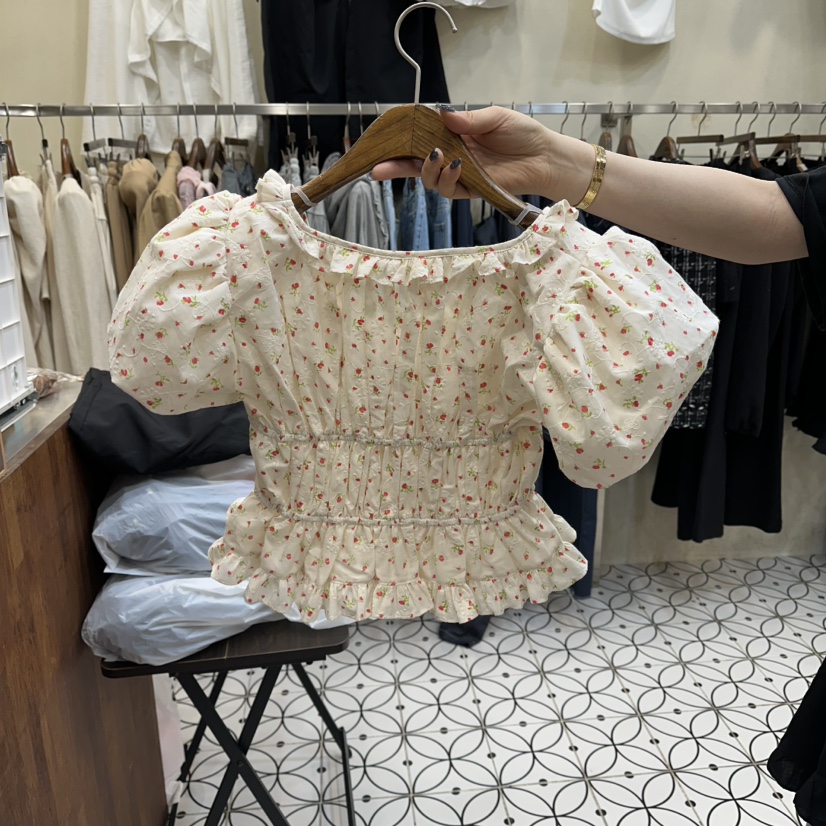 BAMBOLINA韓國東大門代購女裝新品人氣職業休閑襯衫蕾絲衫BAMBOLINA襯衫/蕾絲衫