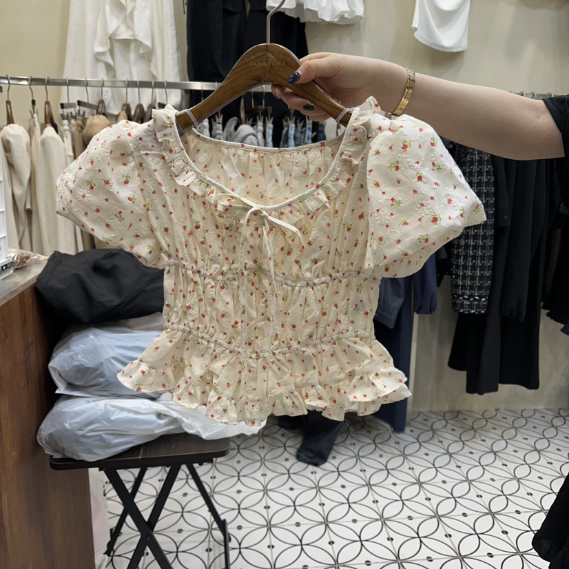 BAMBOLINA韓國東大門代購女裝新品人氣職業休閑襯衫蕾絲衫BAMBOLINA襯衫/蕾絲衫圖色1