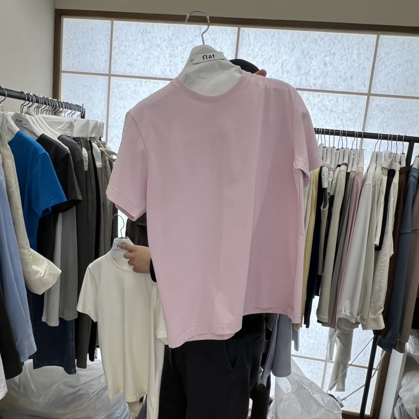 FLAT韓國直郵實拍女士新品人氣時尚26春夏推薦休閑職業T恤FLATT恤圖色3