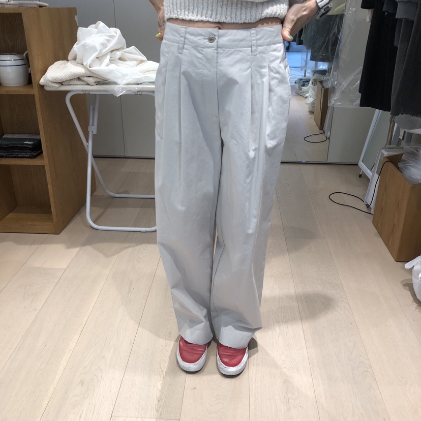 THE STARDUST韓國直郵女裝新款26春夏人氣時尚休閑褲褶裥THE STARDUST休閑褲圖色1