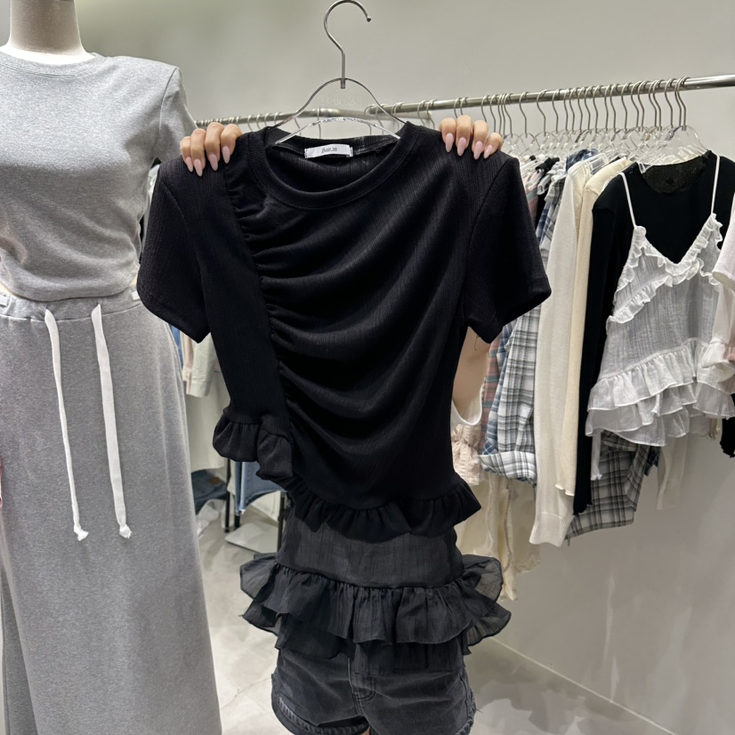 BAIE.38韓國代購女士新款休閑26春夏時尚推薦人氣職業T恤BAIE.38T恤圖色2