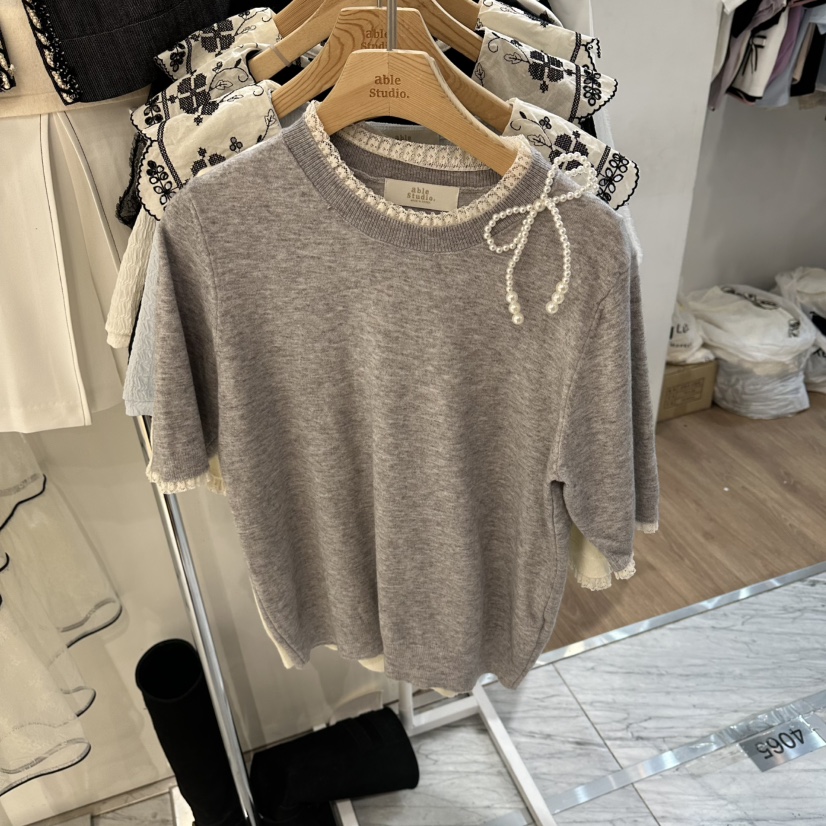 ABLESTUDIO韓國代購女裝新款時尚推薦休閑人氣熱賣針織衫ABLESTUDIO針織衫圖色1