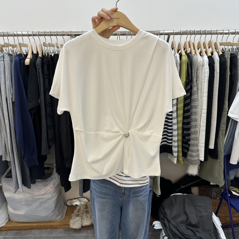DELIGHT-L韓國直郵女裝新款人氣26春夏休閑職業熱賣推薦T恤DELIGHT-LT恤圖色1