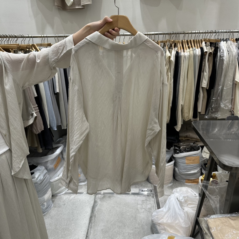 G.I-L韓國直郵實拍女裝新品時尚職業休閑推薦襯衫蕾絲衫G.I-L襯衫/蕾絲衫