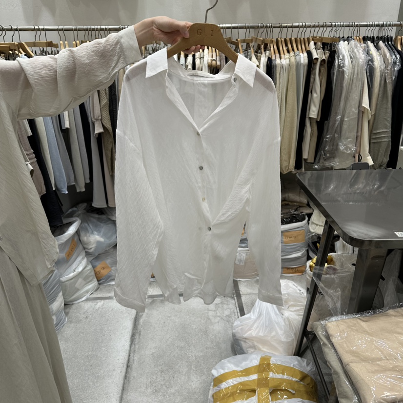 G.I-L韓國直郵實拍女裝新品時尚職業休閑推薦襯衫蕾絲衫G.I-L襯衫/蕾絲衫圖色1