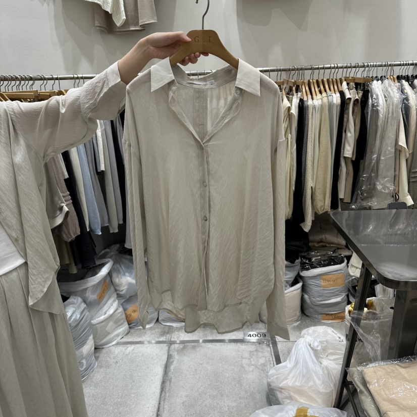 G.I-L韓國直郵實拍女裝新品時尚職業休閑推薦襯衫蕾絲衫G.I-L襯衫/蕾絲衫圖色4