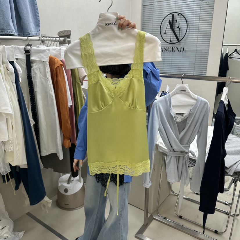 ASCEND韓國直郵女裝新品熱賣時尚人氣推薦休閑職業吊帶背心ASCEND吊帶/背心圖色2