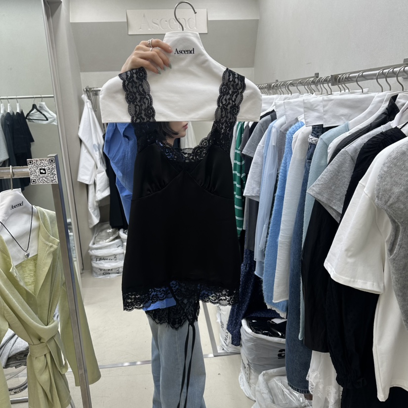 ASCEND韓國直郵女裝新品熱賣時尚人氣推薦休閑職業吊帶背心ASCEND吊帶/背心圖色3