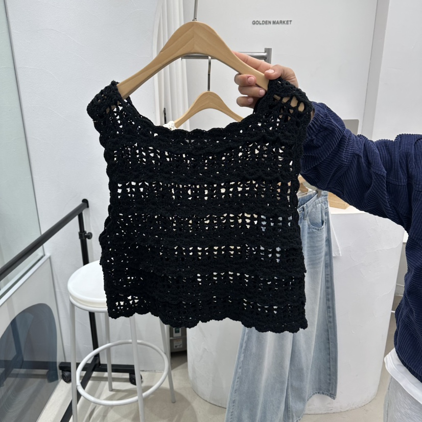 GOLDEN MARKET韓國直郵實拍女裝新品熱賣職業26春夏吊帶背心GOLDEN MARKET吊帶/背心