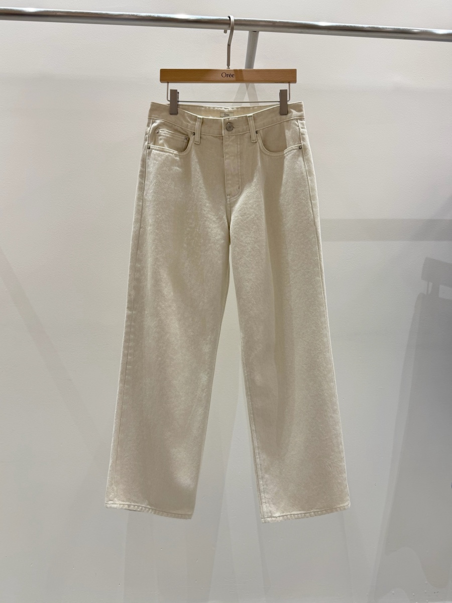 OREE韓國東大門直郵女裝新款26春夏休閑推薦時尚人氣牛仔褲OREE牛仔褲圖色1
