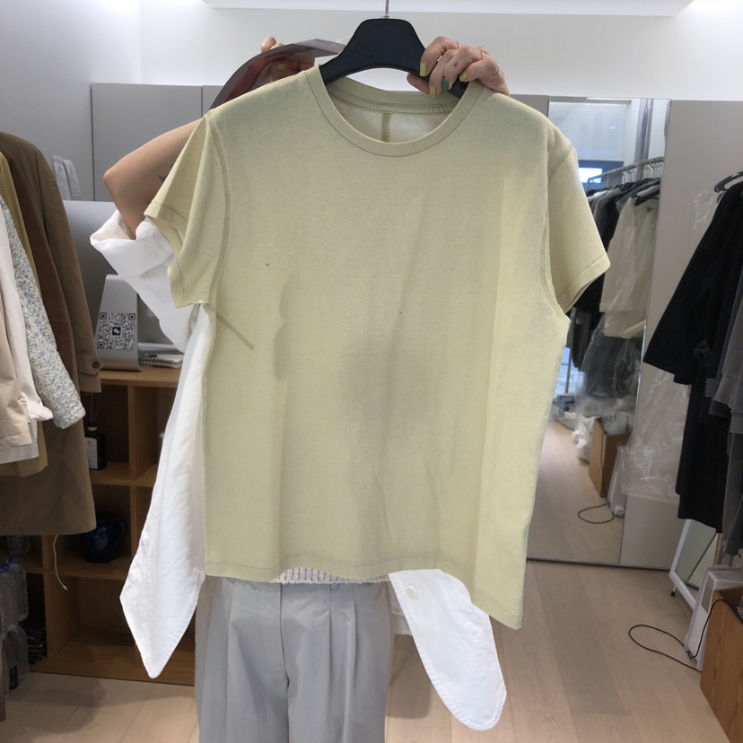 THE STARDUST韓國直郵女裝新款休閑熱賣時尚職業T恤棉質THE STARDUSTT恤圖色5