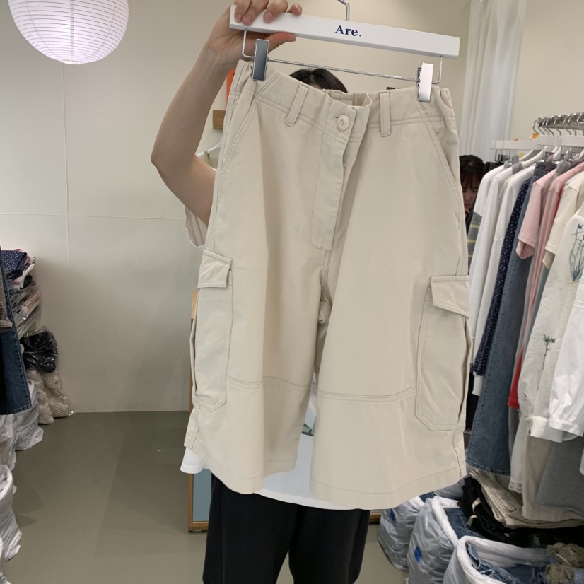 ARE韓國代購女裝新品職業26春夏人氣熱賣推薦休閑時尚短褲ARE YOU/ARE短褲圖色2
