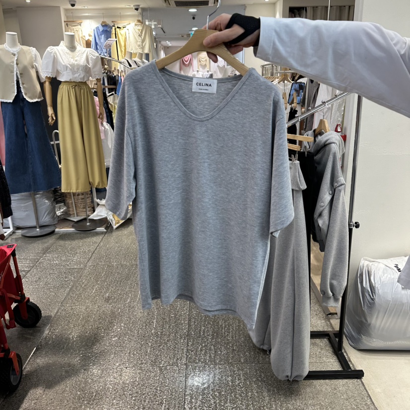 CELINA韓國東大門代購女裝新品熱賣時尚職業人氣26春夏T恤CELI_NAT恤圖色2