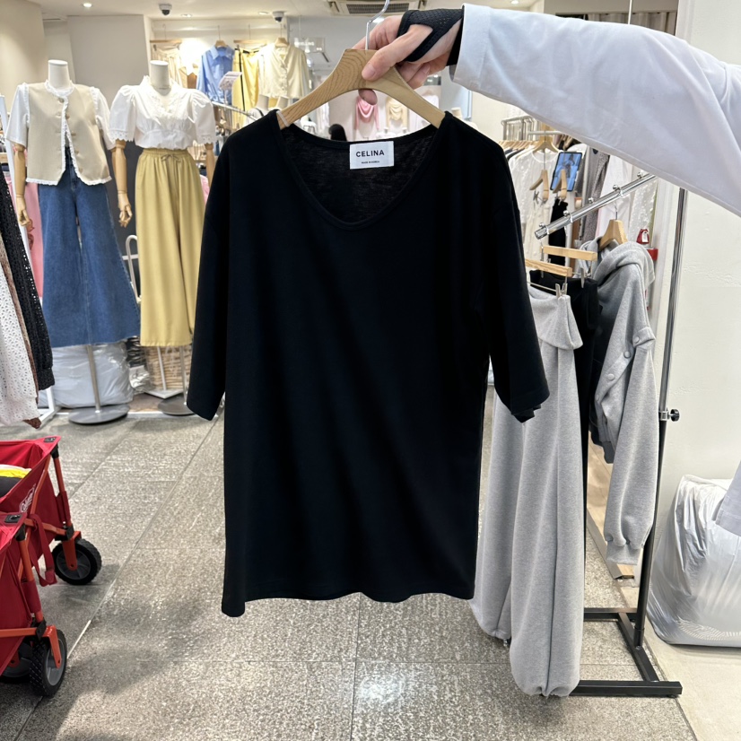 CELINA韓國東大門代購女裝新品熱賣時尚職業人氣26春夏T恤CELI_NAT恤圖色3