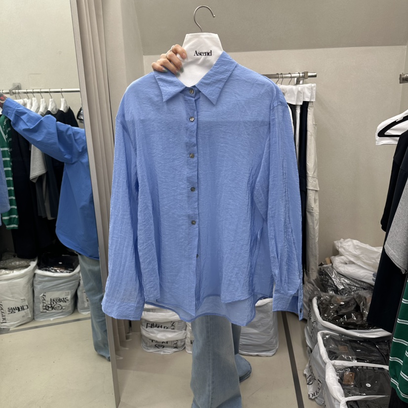 ASCEND韓國直郵女裝新款推薦時尚休閑人氣26春夏襯衫蕾絲衫ASCEND襯衫/蕾絲衫圖色2