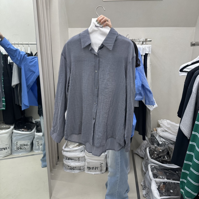 ASCEND韓國直郵女裝新款推薦時尚休閑人氣26春夏襯衫蕾絲衫ASCEND襯衫/蕾絲衫圖色3