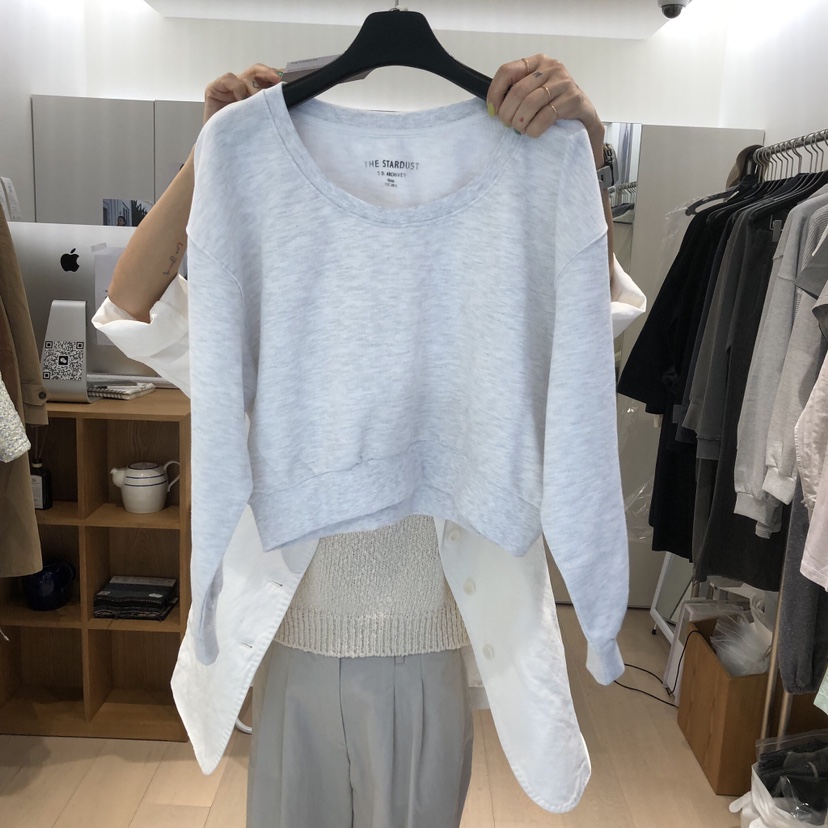 THE STARDUST韓國代購女裝新款熱賣人氣職業26春夏休閑衛衣THE STARDUST衛衣圖色3