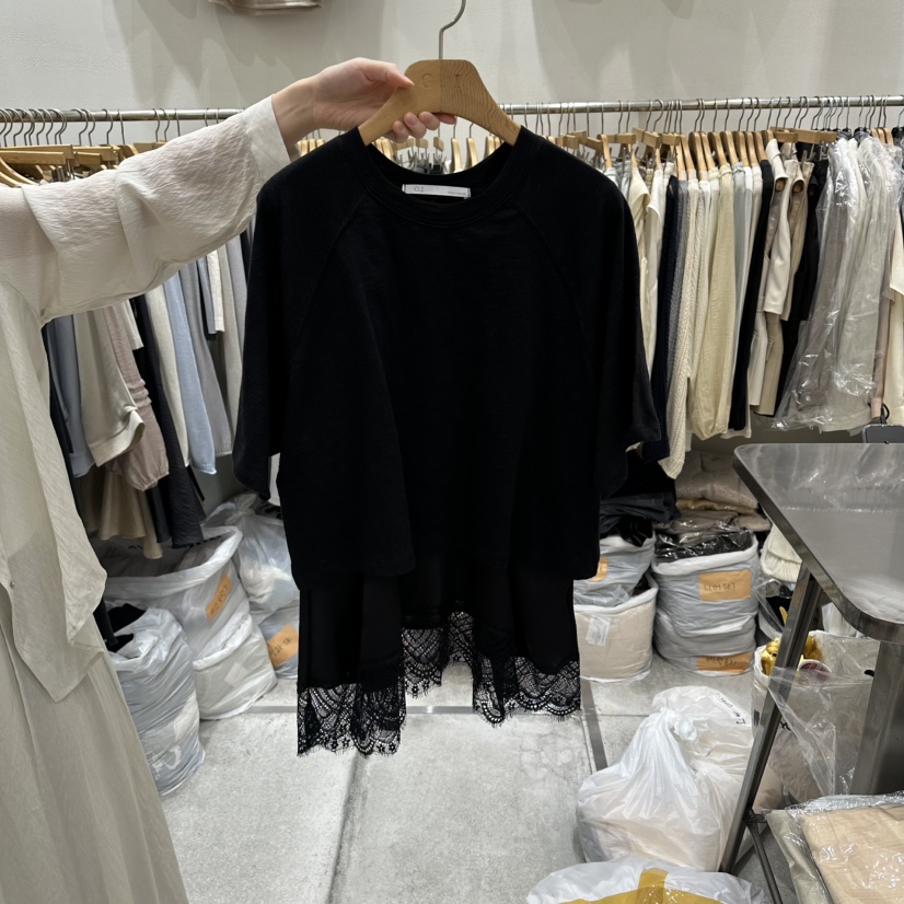 G.I-L韓國東大門直郵女士新款26春夏休閑熱賣T恤假兩件G.I-LT恤圖色3