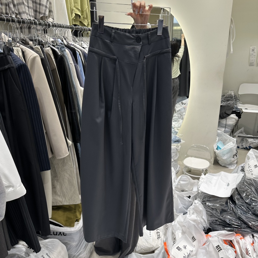 AT THE END韓國東大門直郵女裝新品休閑人氣推薦休閑褲AT THE END休閑褲圖色3灰色