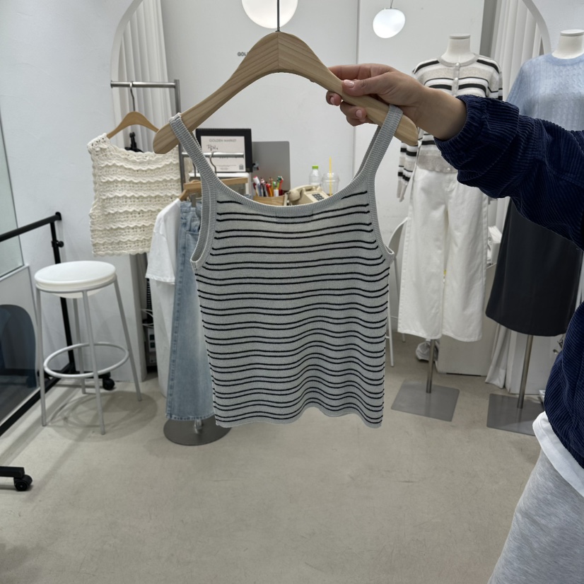 GOLDEN MARKET韓國直郵實拍女裝新款26春夏時尚吊帶背心GOLDEN MARKET吊帶/背心