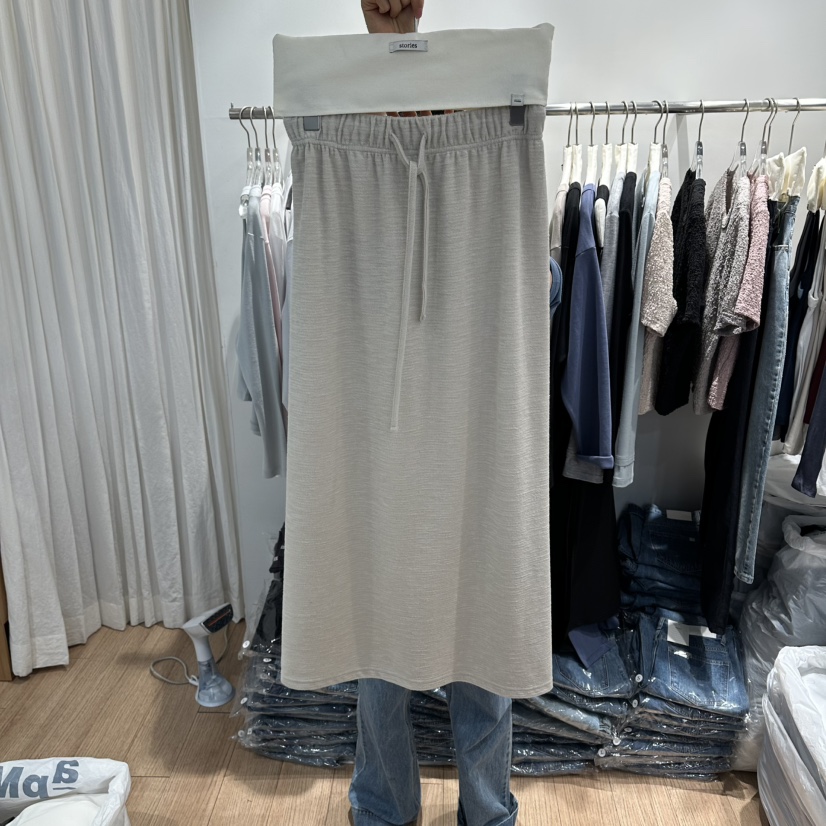 STORIES韓國直郵實拍女士新品休閑推薦職業時尚熱賣26春夏長裙STORIES長裙圖色1