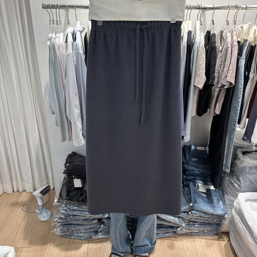 STORIES韓國直郵實拍女士新品休閑推薦職業時尚熱賣26春夏長裙STORIES長裙圖色3墨色