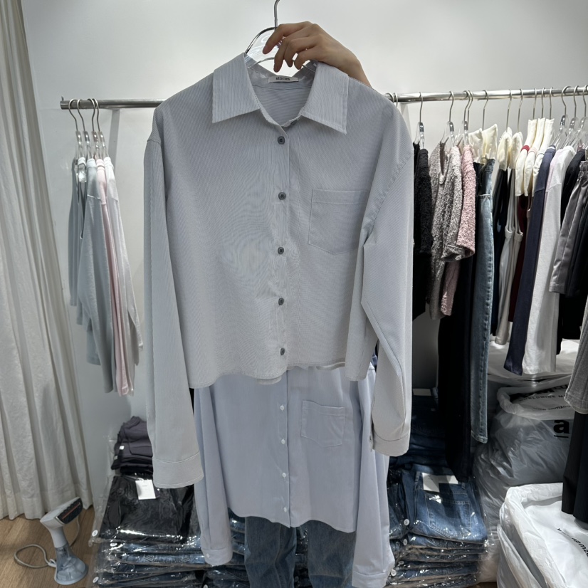 STORIES韓國直郵實拍女裝新品職業26春夏時尚人氣襯衫蕾絲衫STORIES襯衫/蕾絲衫圖色2