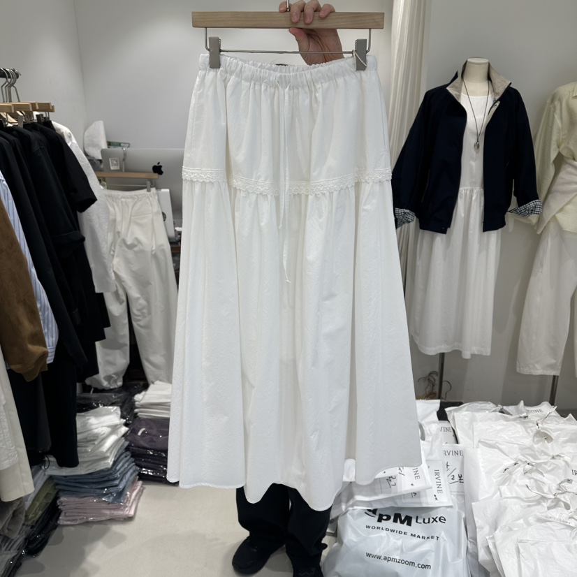 IRVINE韓國東大門直郵女裝新品推薦26春夏人氣時尚職業長裙IRVINE長裙圖色1