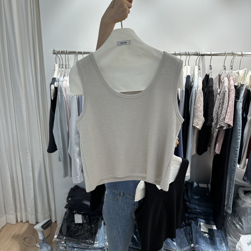 STORIES韓國直郵女裝新款職業熱賣休閑推薦時尚26春夏吊帶背心STORIES吊帶/背心圖色1