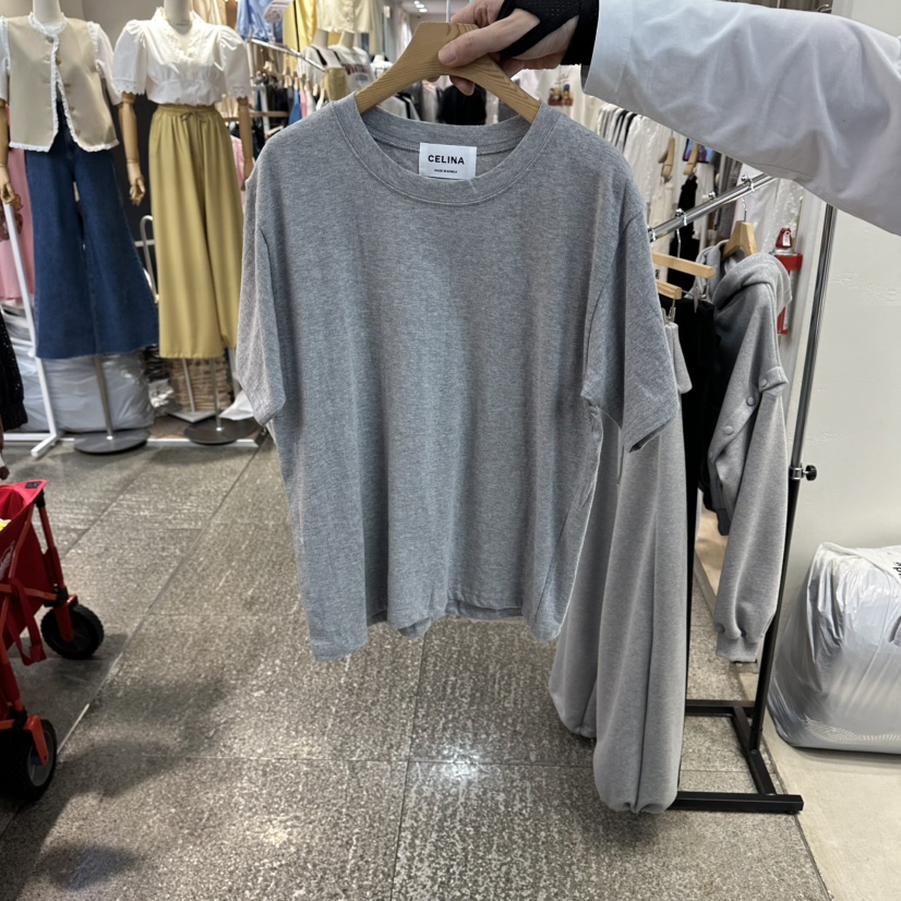 CELINA韓國直郵女裝新款時尚職業熱賣26春夏人氣推薦休閑T恤CELI_NAT恤圖色2