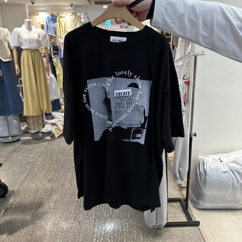 CELINA韓國東大門直郵女裝新款職業休閑26春夏人氣熱賣T恤CELI_NAT恤圖色3