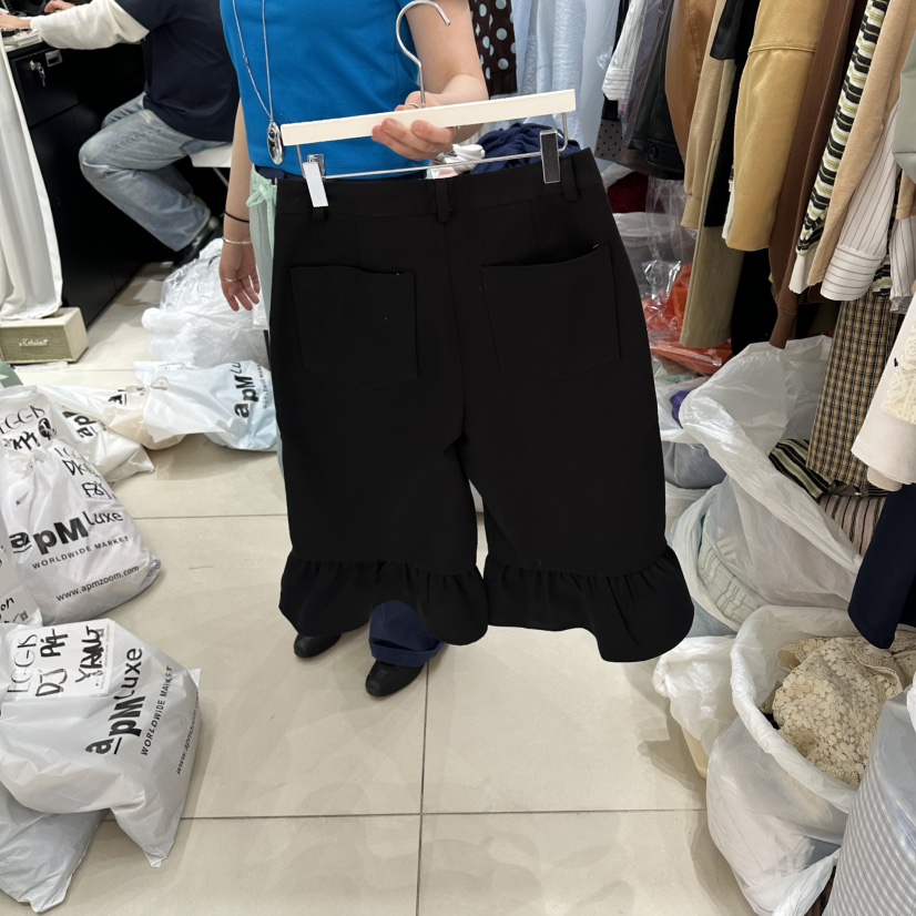 EGG IS韓國東大門代購女裝新款熱賣推薦短褲不含腰包褶皺EGG IS短褲