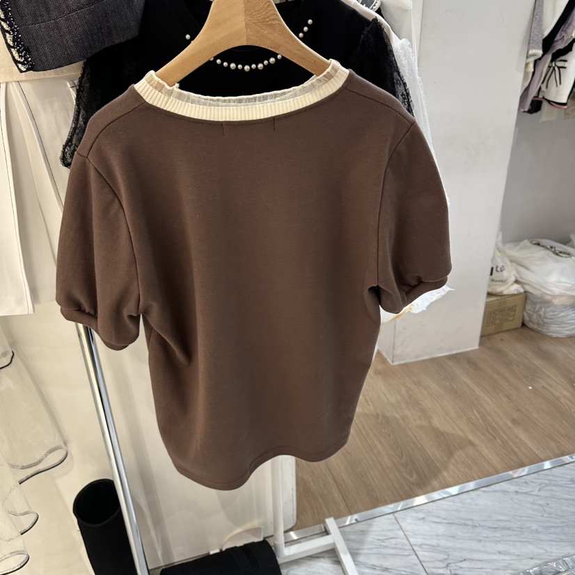 ABLESTUDIO韓國東大門直郵女士新品熱賣休閑職業推薦時尚T恤ABLESTUDIOT恤