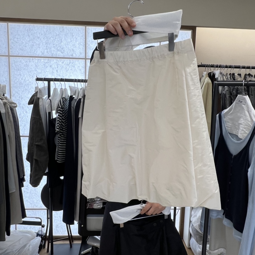 FLAT韓國直郵實拍女士新款休閑人氣26春夏熱賣半身裙中短裙FLAT半身裙/中短裙