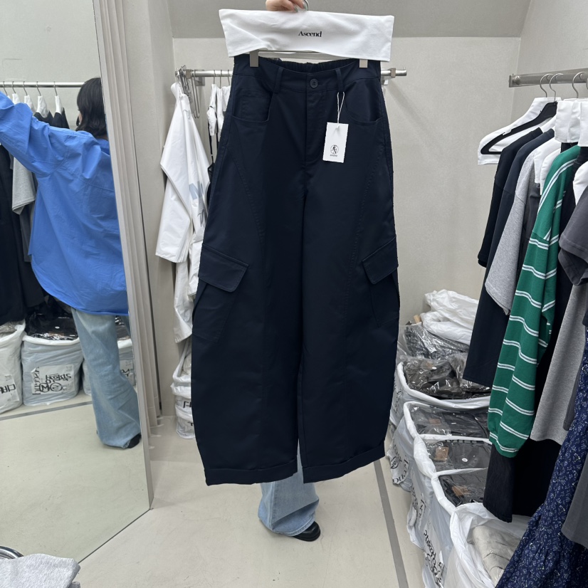 ASCEND韓國直郵實拍女裝新品熱賣推薦26春夏休閑褲工裝褲ASCEND休閑褲圖色2