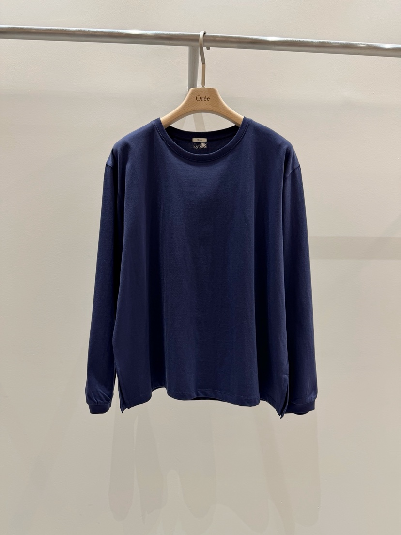 OREE韓國東大門代購女士新款人氣休閑職業26春夏長袖T恤刺繡OREE長袖T恤圖色3