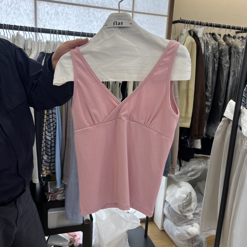FLAT韓國代購女裝新品職業26春夏推薦時尚吊帶背心不含內搭FLAT吊帶/背心圖色5