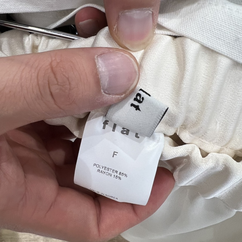 FLAT韓國直郵實拍女士新款時尚人氣26春夏推薦職業休閑短褲FLAT短褲