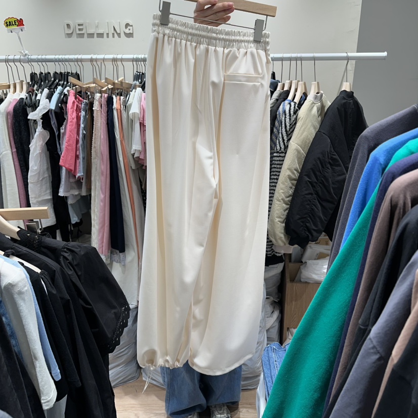 DELLING韓國直郵實拍女裝新款26春夏職業熱賣人氣時尚休閑褲DELLING休閑褲