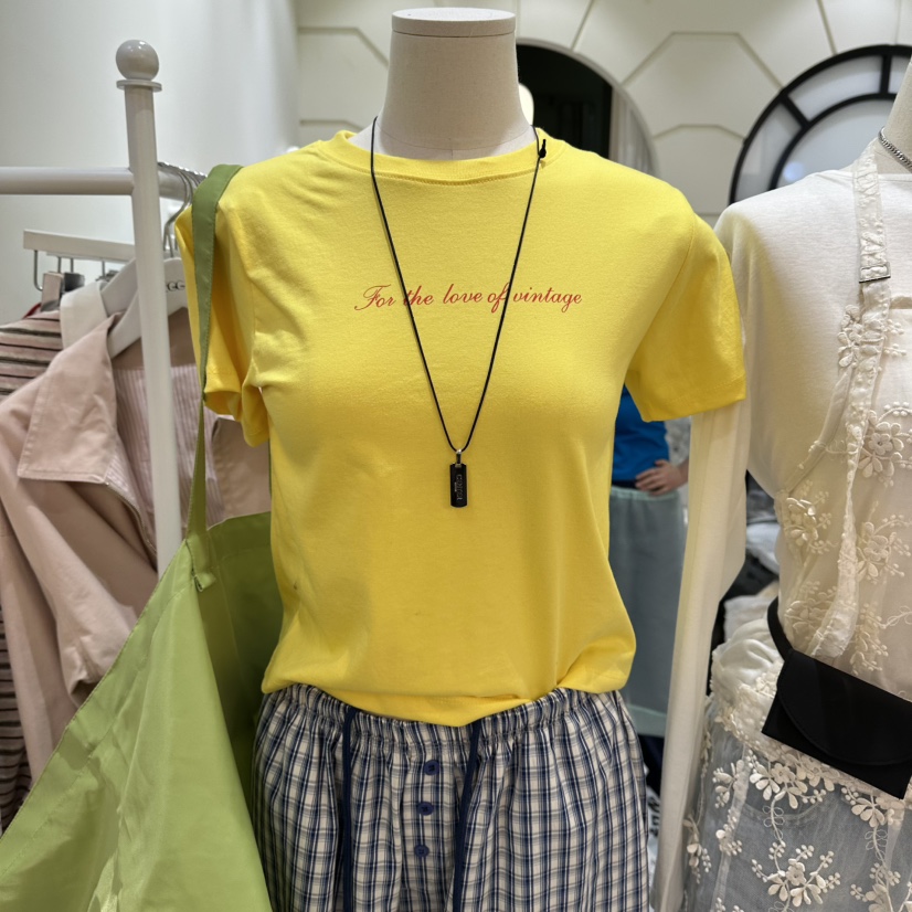 EGG IS韓國直郵實拍女士新品熱賣時尚推薦26春夏T恤不含飾品EGG IST恤圖色2