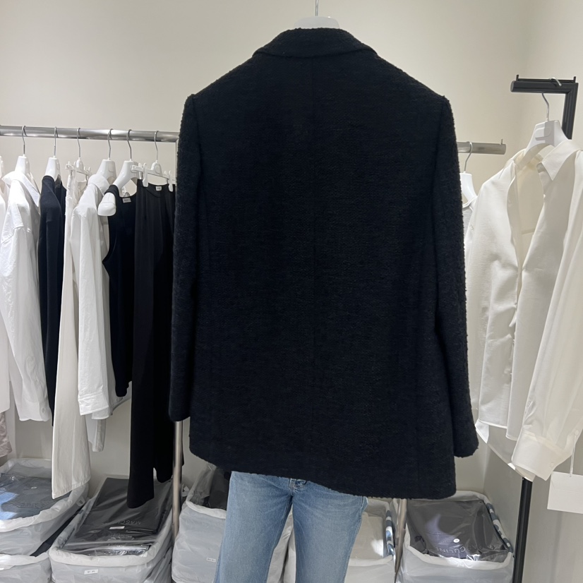 MASCULINE韓國東大門代購女裝新款休閑熱賣人氣夾克粗花呢MASCULINE夾克