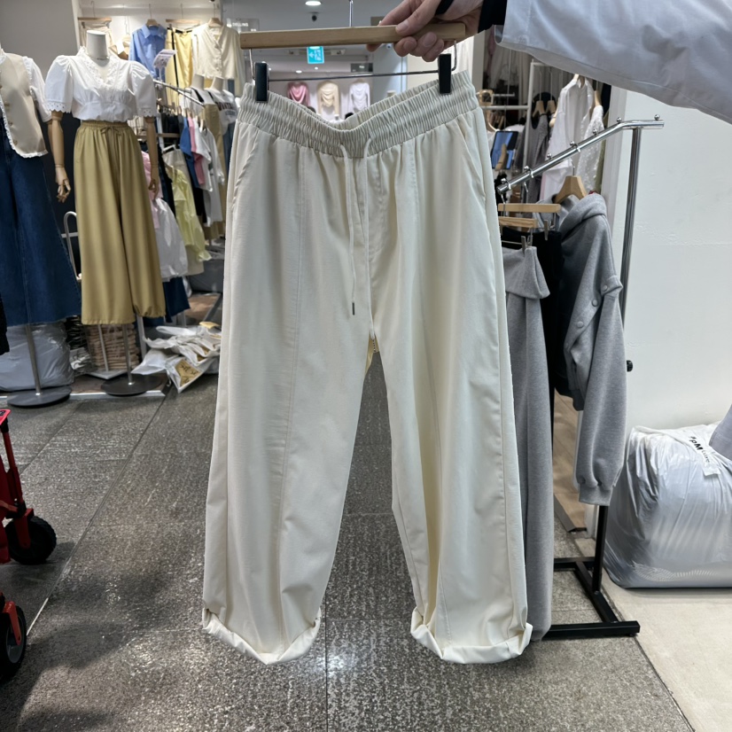 CELINA韓國直郵女裝新款26春夏推薦熱賣休閑人氣休閑褲鏤空CELI_NA休閑褲圖色2