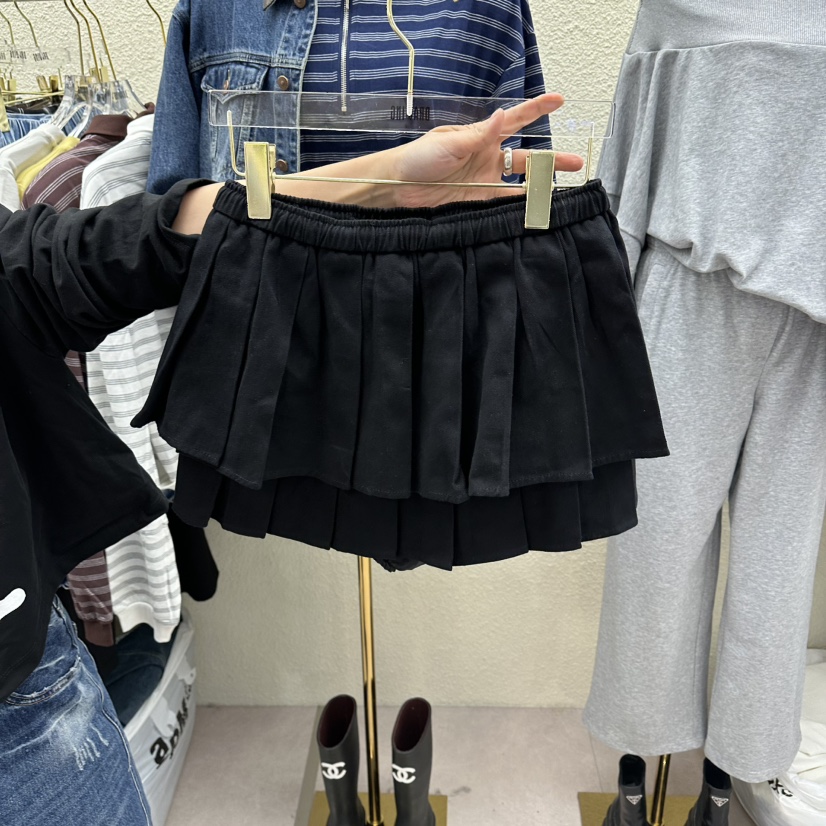 DRAWING韓國代購女士新款時尚熱賣休閑職業推薦裙褲百褶褶裙DRAWING裙褲