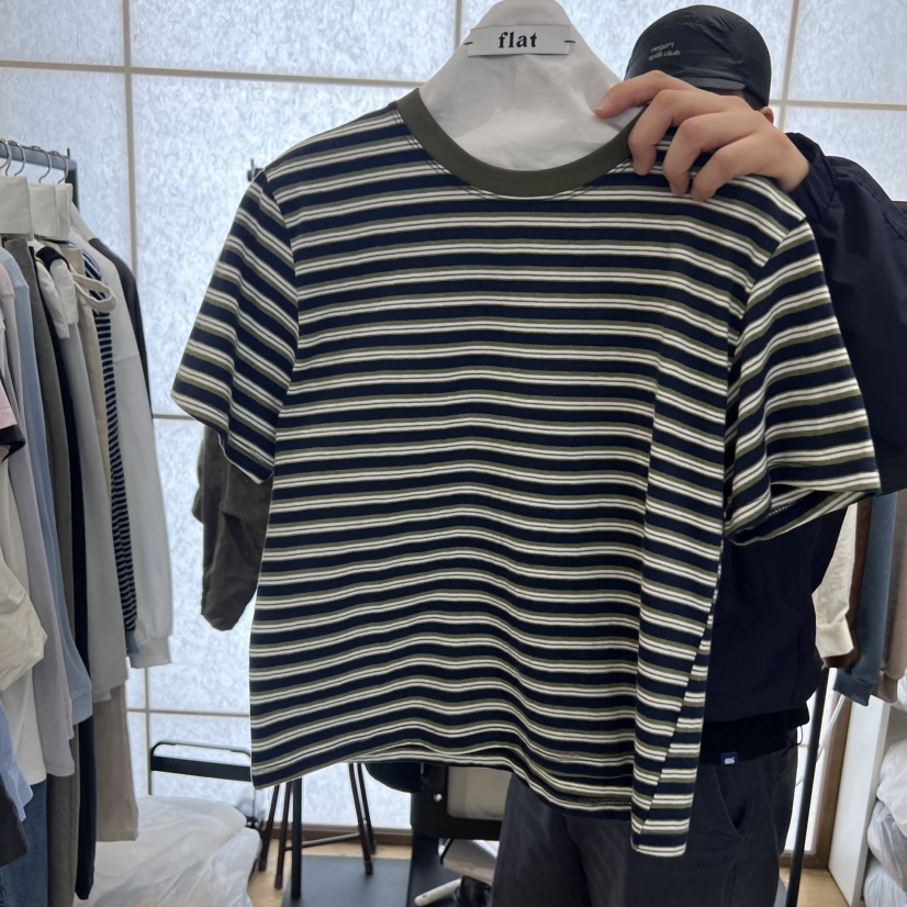 FLAT韓國代購女士新品推薦熱賣26春夏職業人氣休閑時尚T恤FLATT恤圖色1