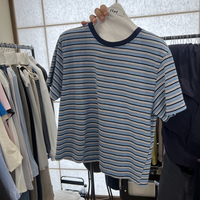 FLAT韓國代購女士新品推薦熱賣26春夏職業人氣休閑時尚T恤FLATT恤圖色2