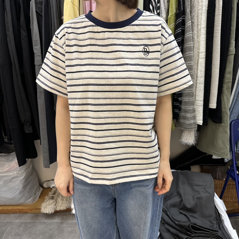 DELIGHT-L韓國直郵女裝新品職業推薦熱賣時尚人氣T恤條紋DELIGHT-LT恤圖色3