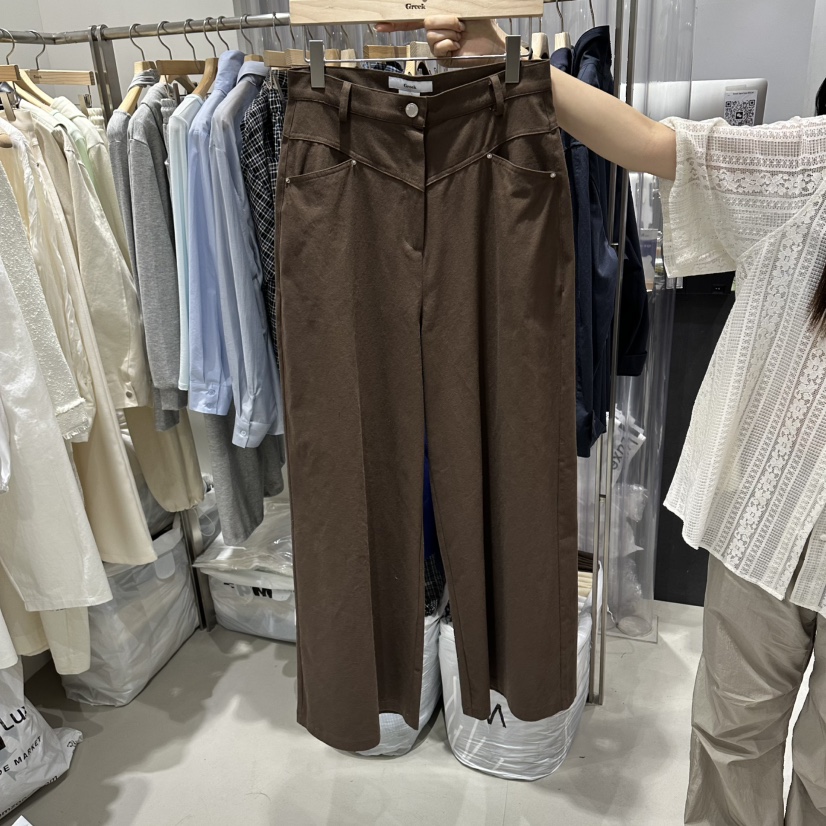 GREEK韓國東大門代購女士新款時尚推薦休閑26春夏職業休閑褲GREEK休閑褲圖色2