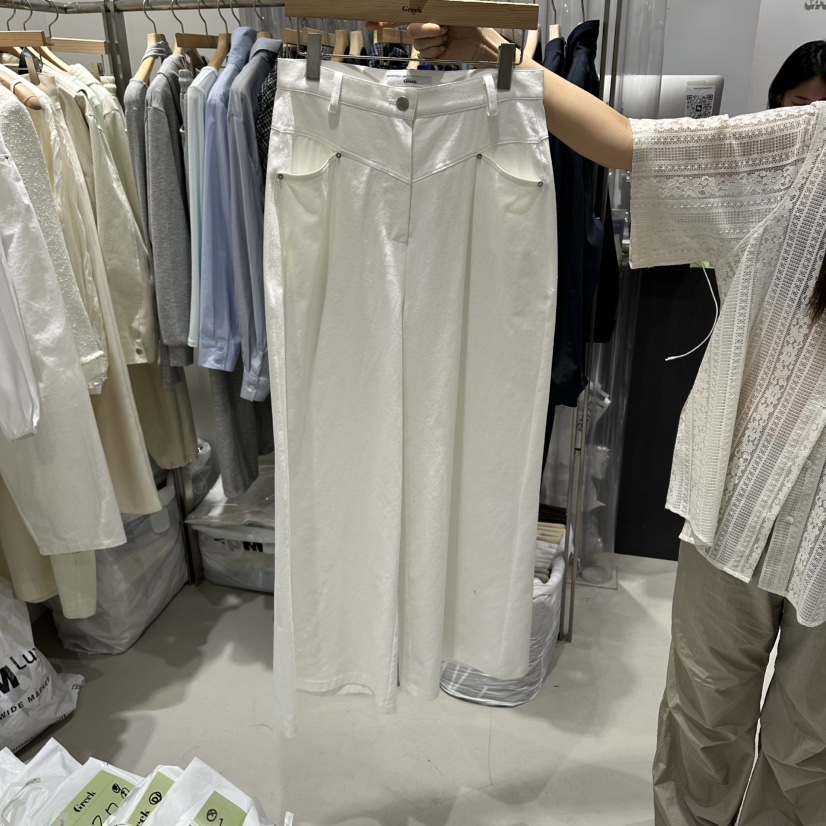 GREEK韓國東大門代購女士新款時尚推薦休閑26春夏職業休閑褲GREEK休閑褲圖色3